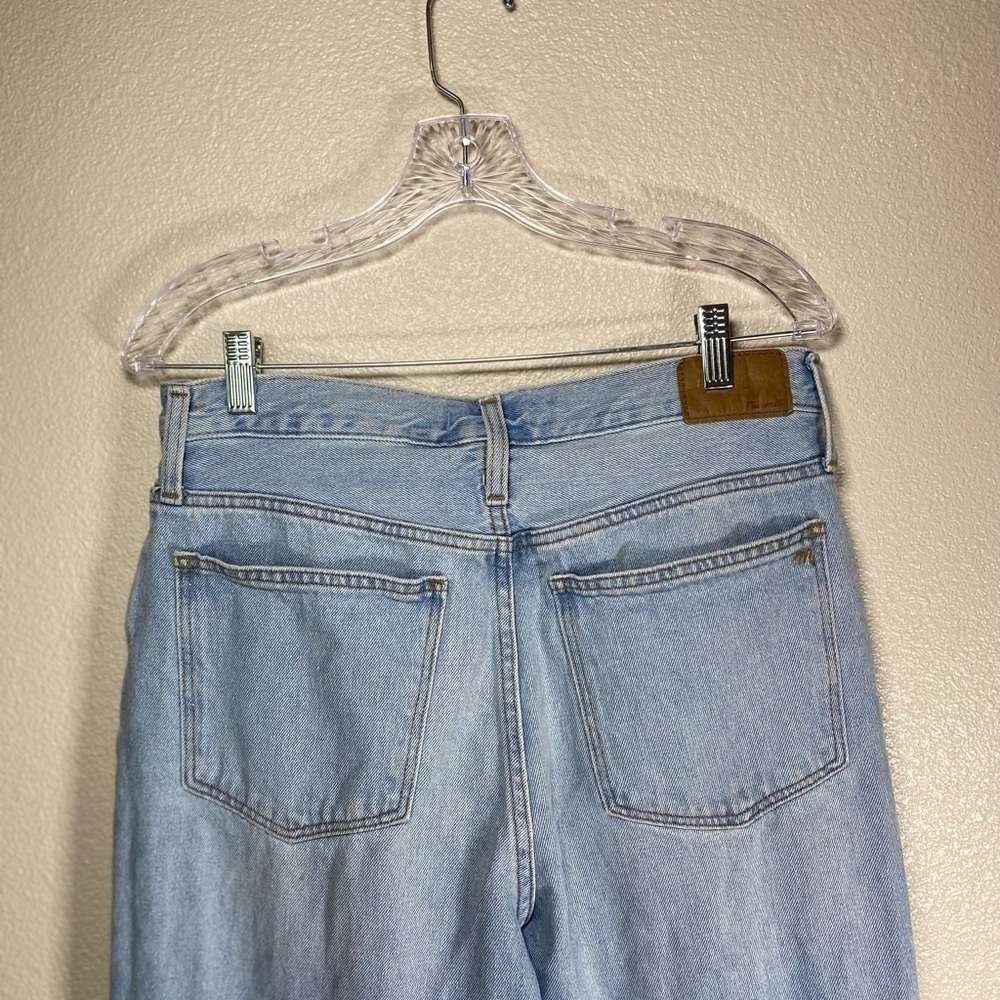 MADEWELL 29 Baggy Straight Jeans in Earlhurst Wash: Ripped Edition B30 - Picture 5 of 8